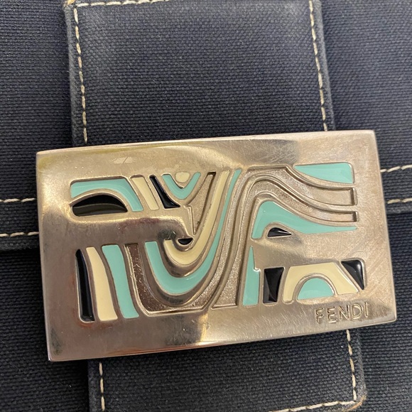 Fendi Marbled Buckled Wallet - Picture 11 of 12